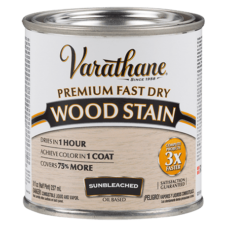 VARATHANE Half Pint Fast Dry - Stain Sunbleached SUNBLEACHED