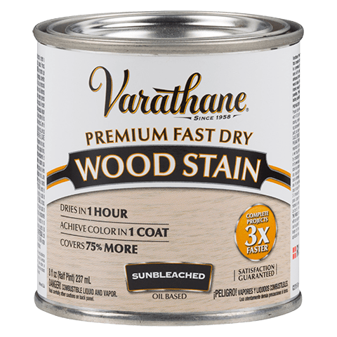 VARATHANE Half Pint Fast Dry - Stain Sunbleached SUNBLEACHED