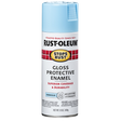 RUST-OLEUM 12 OZ Stops Rust Protective Enamel Spray Paint - Gloss Harbor Blue HARBOR_BLUE