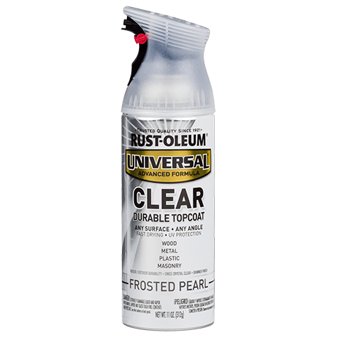 RUST-OLEUM 11 OZ Universal Clear Topcoat Spray Paint - Frosted Pearl Clear CLEAR /  / FROSTED_PEARL