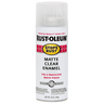 RUST-OLEUM 12 OZ Stops Rust Clear Enamel Spray Paint - Matte Clear CLEAR /  / MATTE