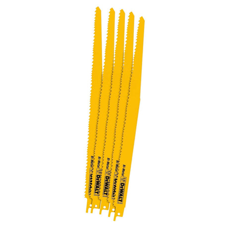 Dewalt 12 IN. 5/8 TPI HP Bi-Metal Taper Blades - 5 PACK / 5/8T