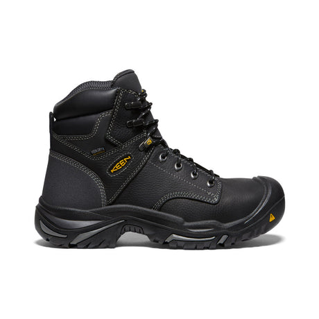 Keen Utility Mt Vernon 6In Waterproof Boot (Steel Toe) BLACK