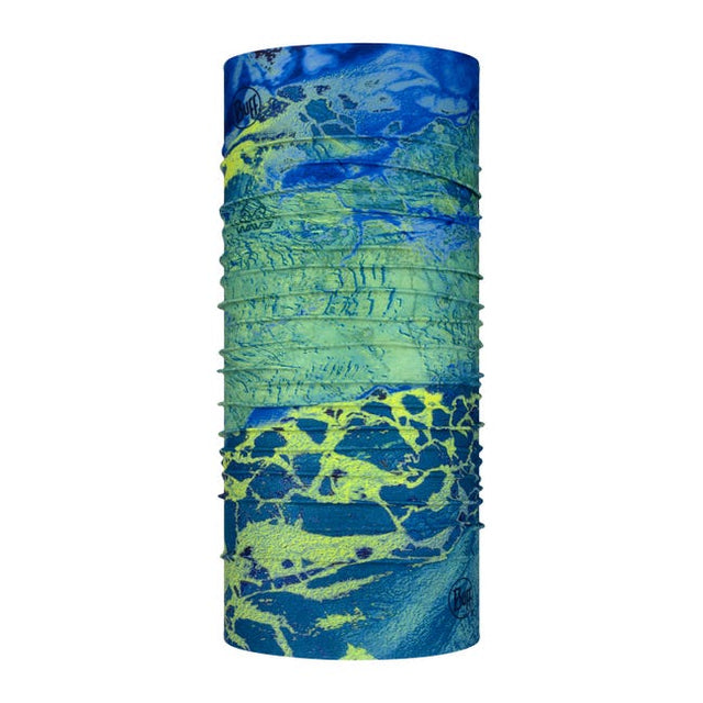 BUFF Realtree CoolNet UV Neckwear / Wav3 Blue Yellow