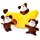 Zippy Paws Monkey 'n Banana Burrow Dog Toy