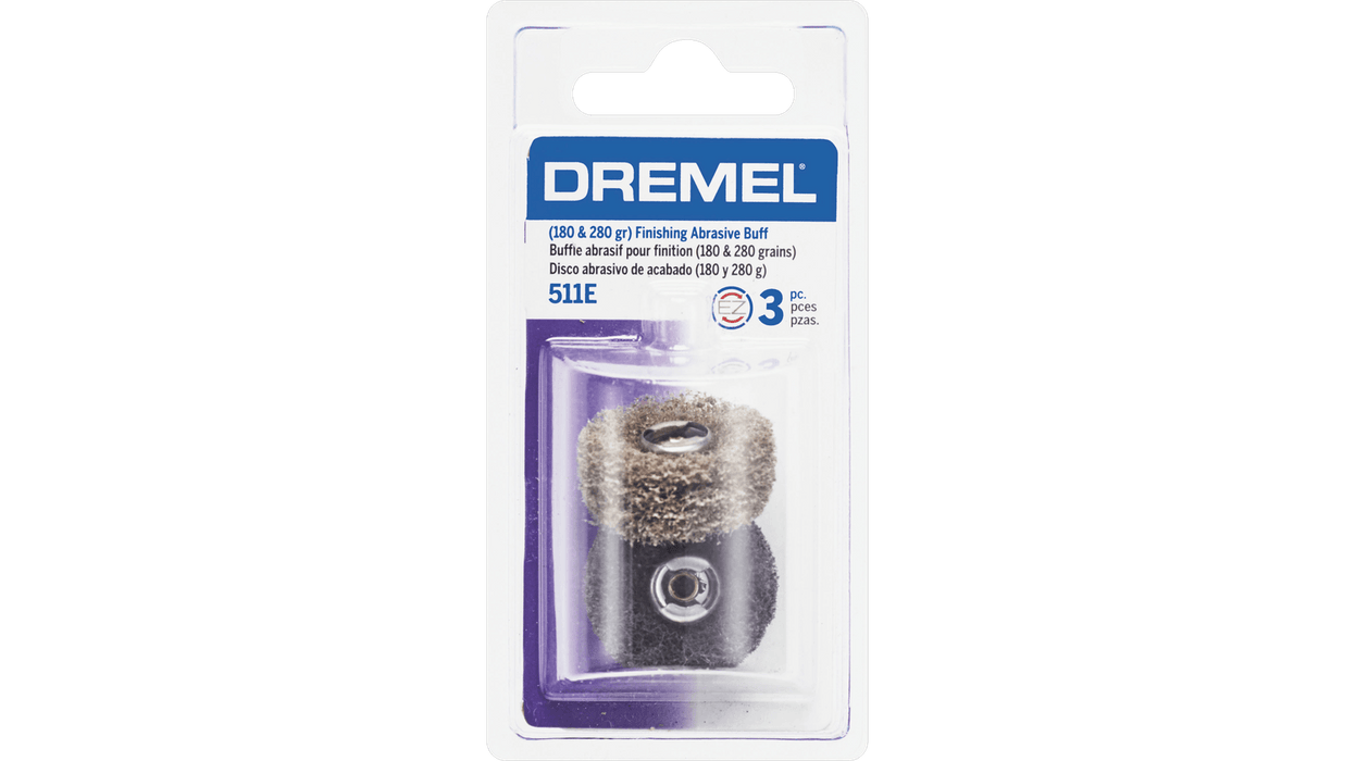 Dremel 800E EZ Lock Finishing Abrasive Buff, 2 pack