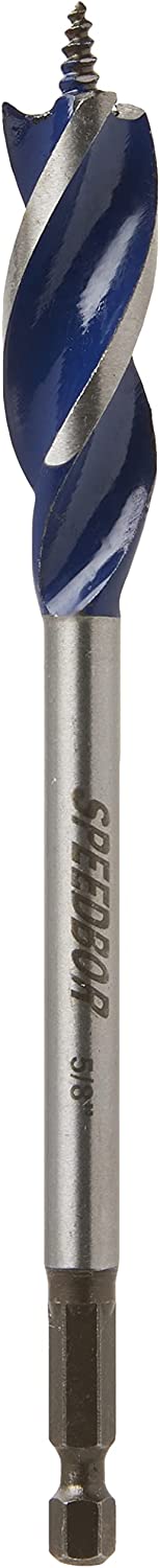 IRWIN INDUSTRIAL TOOL SPEEDBOR MAX Tri Flute Drill Bit 5/8 in. X 6 in. 5/8X6