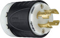 Pass & Seymour 30A 250V Industrial Grade Turn Lock Plug BLACK / 30A