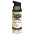 RUST-OLEUM 12 OZ Universal Hammered Spray Paint - Black HMRBLACK