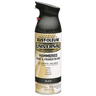 RUST-OLEUM 12 OZ Universal Hammered Spray Paint - Black HMRBLACK