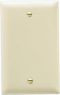 Pass & Seymour 1Gang Blank Wall Plate, Ivory 1G