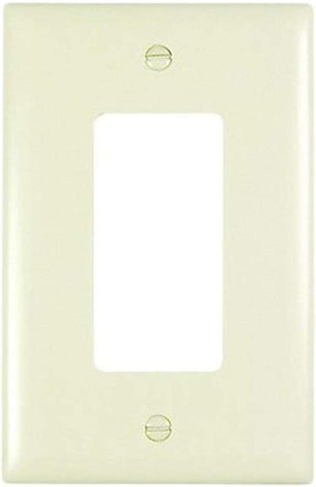 Pass & Seymour 1 Gang Wall Plate with Decorator Opening, Light Almond ALMOND