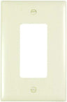 Pass & Seymour 1 Gang Wall Plate with Decorator Opening, Light Almond ALMOND