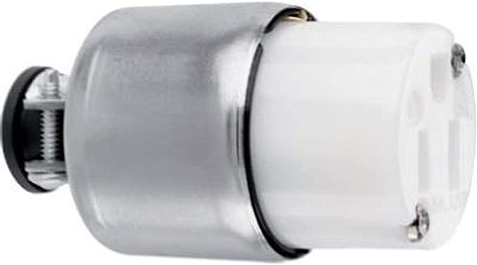 Pass & Seymour 15A 125V Straight Blade Armored Heavy Duty Connector 15A