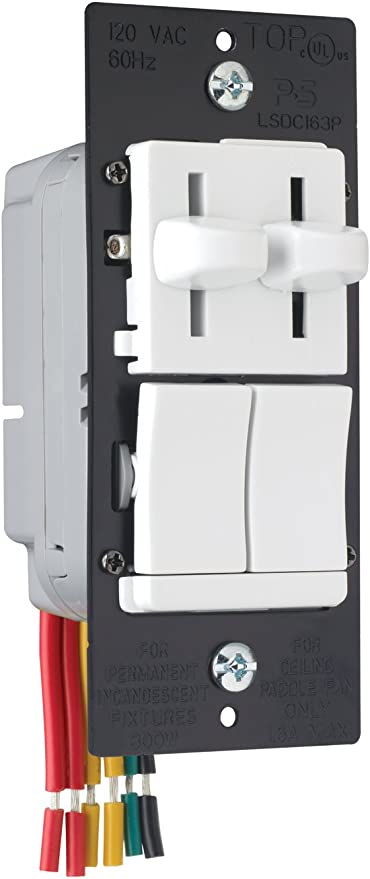Pass & Seymour 1.6A Fan Control and Dimmer