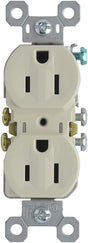 Pass & Seymour 15A Tamper Resistant Duplex Receptacle, Light Almond 15A