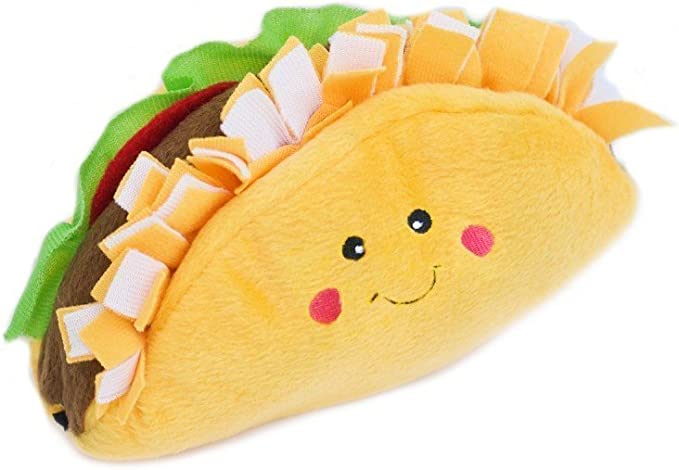 Zippy Paws NomNomz Taco Dog Toy