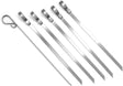 Norpro Stainless Steel Flat Skewers, Set Of 6, 12.5 In Length