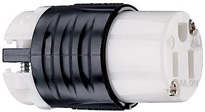 Pass & Seymour 15A 125V Straight Blade Connector, Extra Hard Use