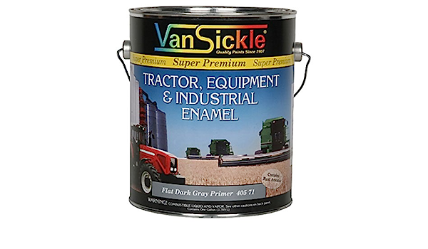Van Sickle Tractor, Equipment & Industrial Enamel Primer Gal - Flat Dark Grey Gray