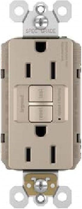 Pass & Seymour 15A Spec Grade Tamper Resistant Self Test GFCI Receptacle, Nickel NICKEL_FINISH