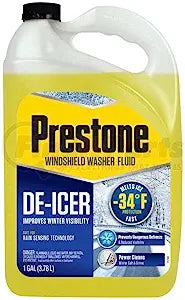 Prestone De-Icer Winter Windshield Washer Fluid, 1 Gallon