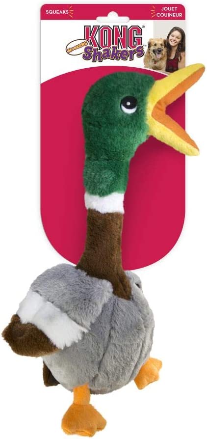 Kong Shakers Honkers Duck Dog Toy, Small