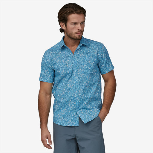 Patagonia Men's Go To Shirt Blockparty/lagoblue