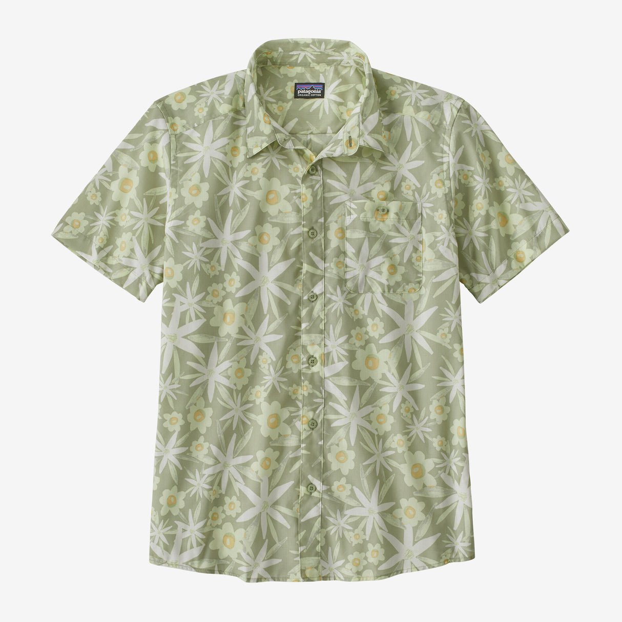 Patagonia Men's Go To Shirt Verano/salvia green