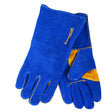 Forney Blue Leather Welding Gloves (Men's XL) BLUE