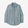 Patagonia Women's Lightweight A/c Buttondown Freshbreeze/steamblu