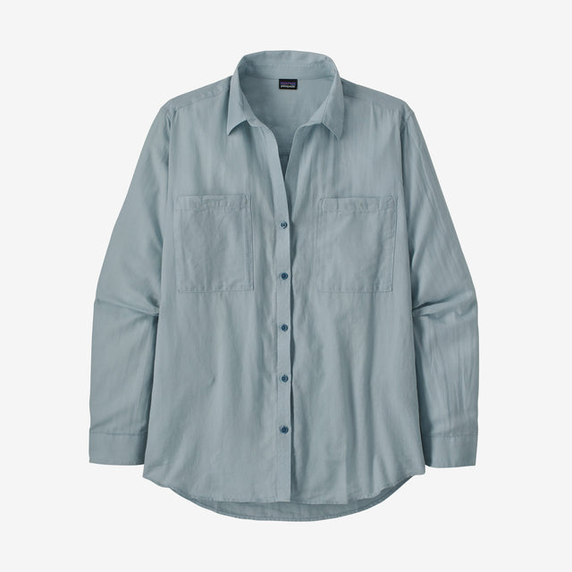 Patagonia Women's Lightweight A/c Buttondown Freshbreeze/steamblu