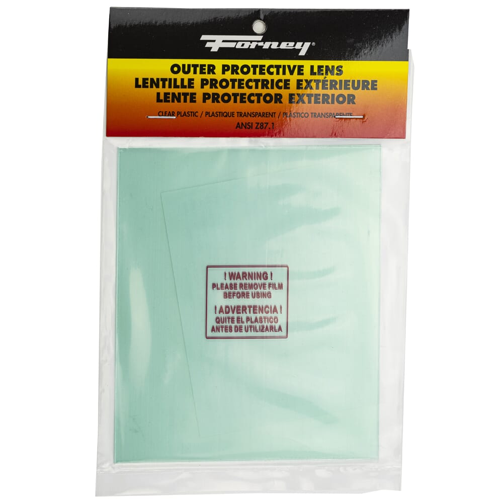 Forney PRO Series Welding Helmets Outer Protective Lens, 2-Pack