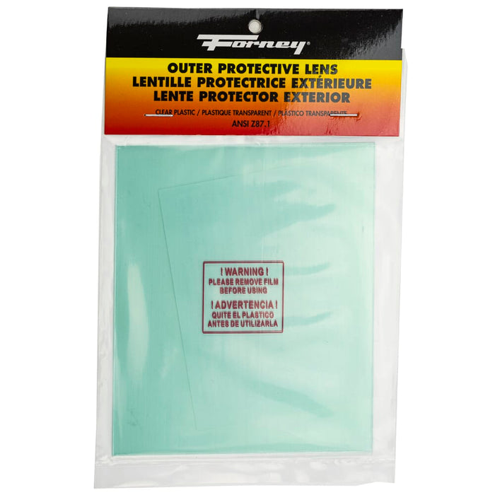 Forney PRO Series Welding Helmets Outer Protective Lens, 2-Pack