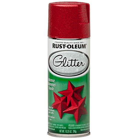 RUST-OLEUM 10.25 OZ Specialty Glitter Spray Paint - Red RED_GLITTER