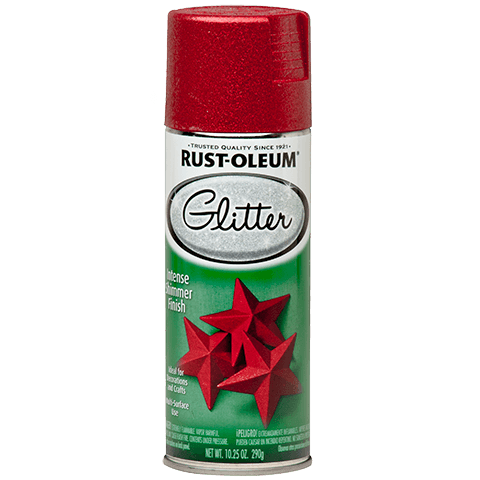 RUST-OLEUM 10.25 OZ Specialty Glitter Spray Paint - Red RED_GLITTER
