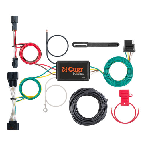 Curt Manufacturing Custom Wiring Harness, 4-Way Flat Output; Select Kia Sportage 4_FLAT