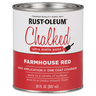 RUST-OLEUM 30 OZ Chalked Paint Ultra Matte - Farmhouse Red FARMHOUSE_RED