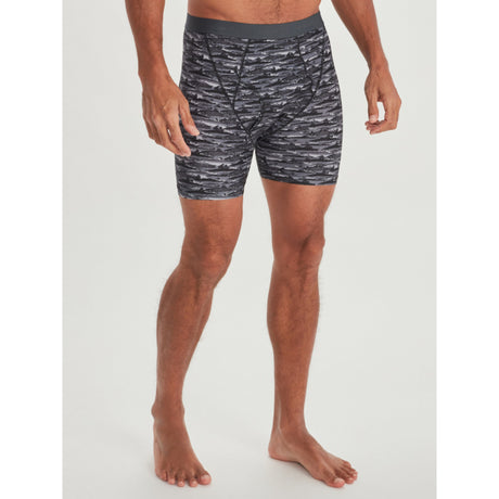 ExOfficio Men's Give-N-Go 2.0 Boxer Brief Black Fish tripe / S