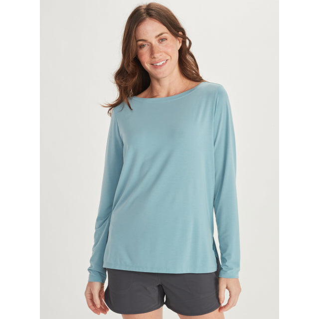 ExOfficio Women's BugsAway Wanderlux LS moke Blue / S