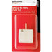 Pass & Seymour Grounded Single to Triple Cube Adapter; Ivory GREEN