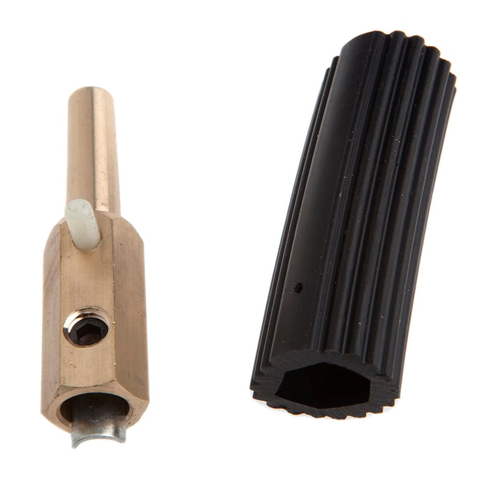 Forney Sure-Grip Plug (Regular), Male (32480) BLACK/SILVER