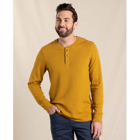 Toad & Co Men's Ponderosa Ls Henley Antler