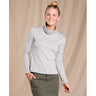 Toad & Co Women's Maisey LS T-Neck Heather Grey