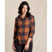 Toad & Co Women's Re-form Flannel Ls Shirt Cedar Ombre