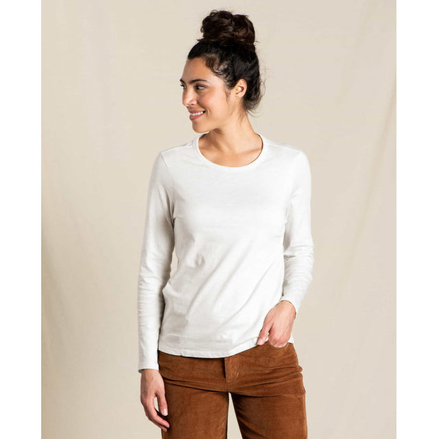 Toad & Co Women's Primo Ls Crew Salt