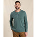 Toad & Co Men's Primo LS Henley Silver Pine