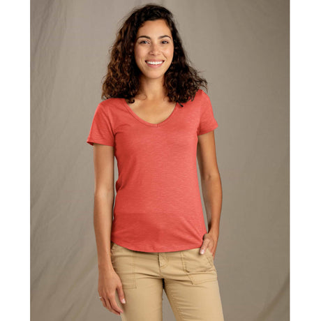 Toad & Co Women's Marley II SS Tee Chili