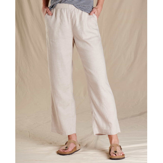 Toad & Co Women's Taj Hemp Pant Oatmeal Chambray