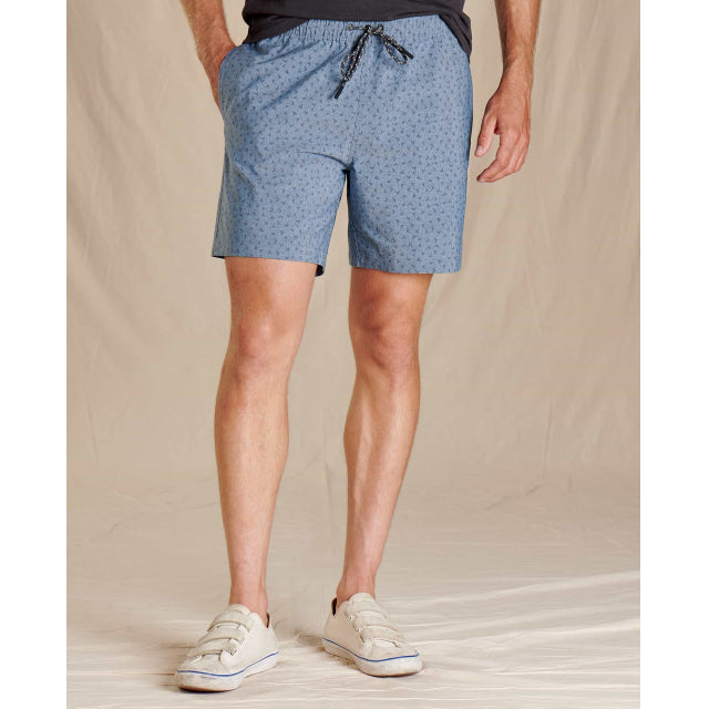Toad & Co Men's Boundless Pull-On Short High Tide Spine Print